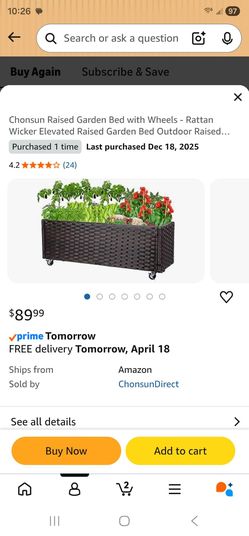 Raised rolling garden