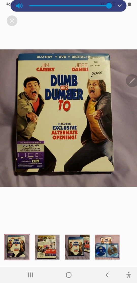 Dumb and Dumber To Blu-Ray + DVD + Digital HD