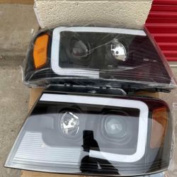 04-08 Ford F150 LED/drl Headlights Luces