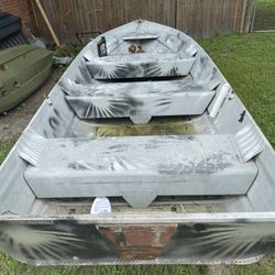 14 Ft Jon Boat With Trailer
