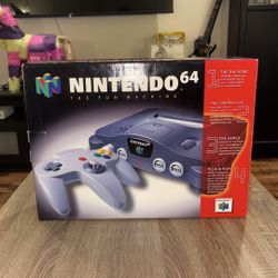 Original Nintendo 64 (N64) Gaming System CIB 