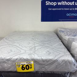 Queen size house brand memory foam (was $299) Now  $199/add $99 for box springs