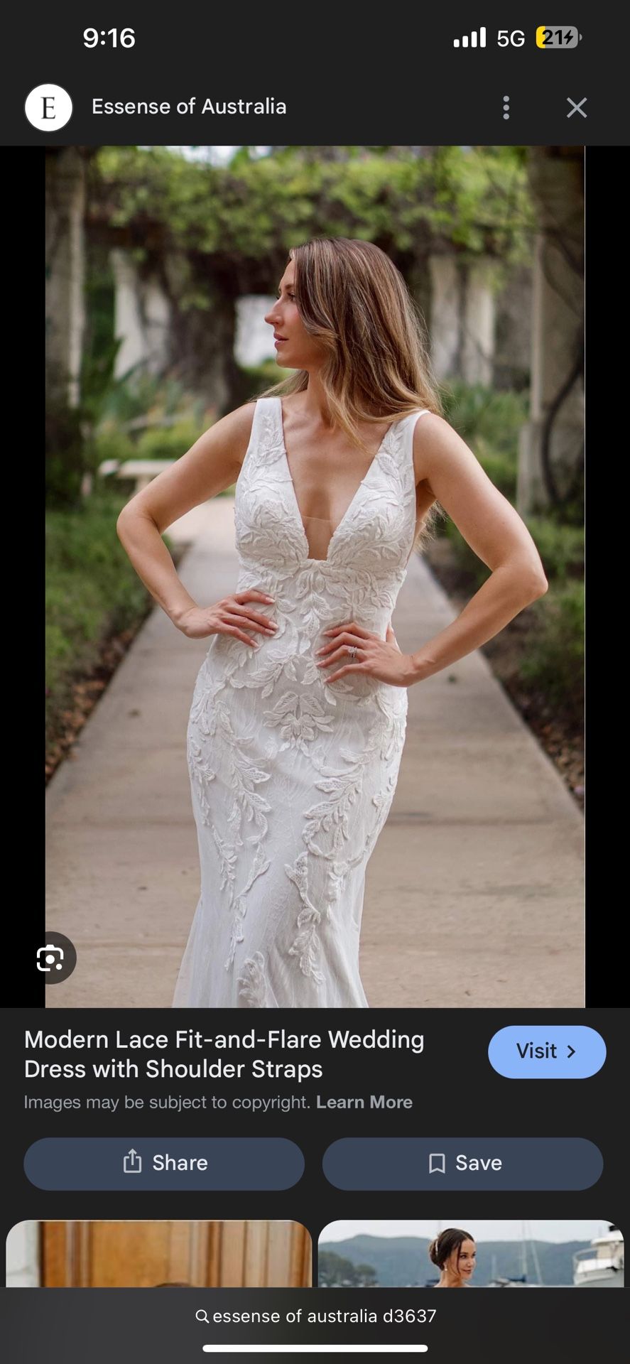 Essence Of Australia Wedding Dress Size 10