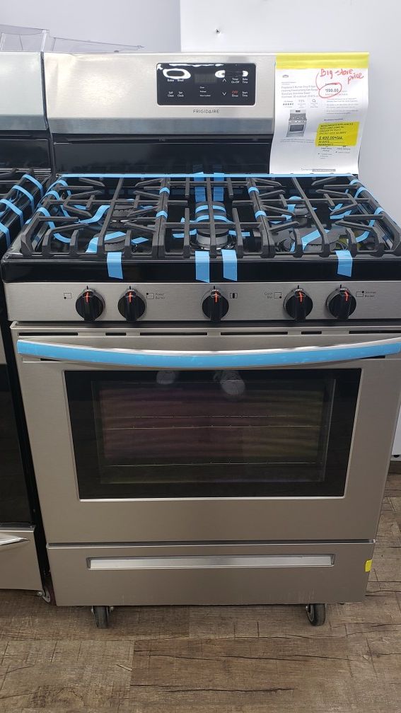 400 LIKE NEW STOVE RANGE GAS STAINLESS STEEL 90DAY WTY garantia