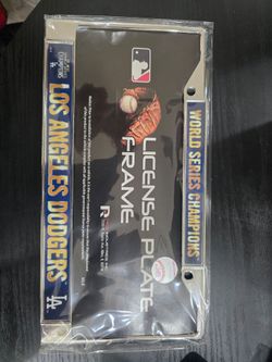 Dodgers 2020 WS License Plate Frame