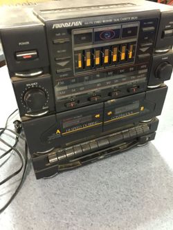 Vintage soundesign tape deck radio