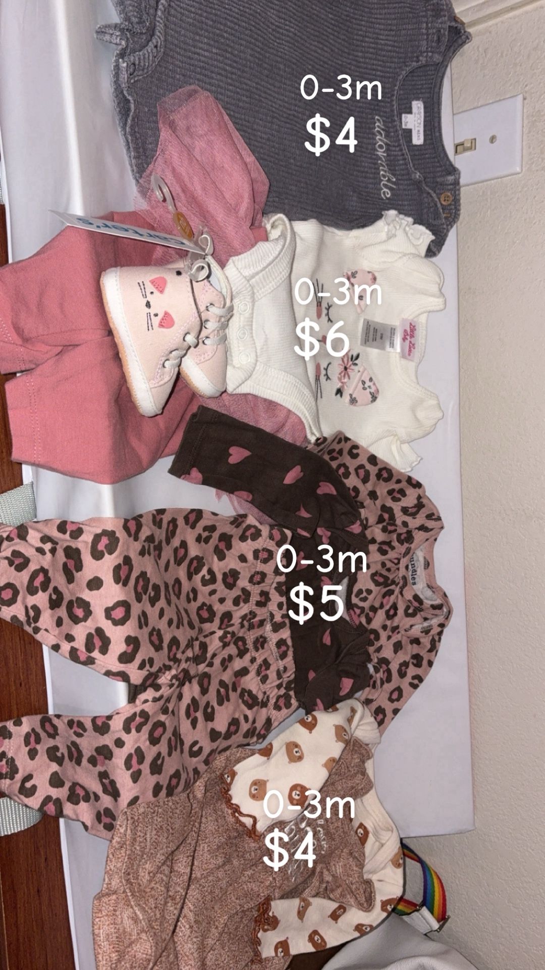 0-3 Month Babygirl Clothes