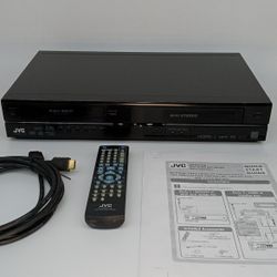 JVC, DVD Recorder/VCR with Remote, Cable And Quick Start Guide. HDMI Output, Digital Tuner. Works Great.