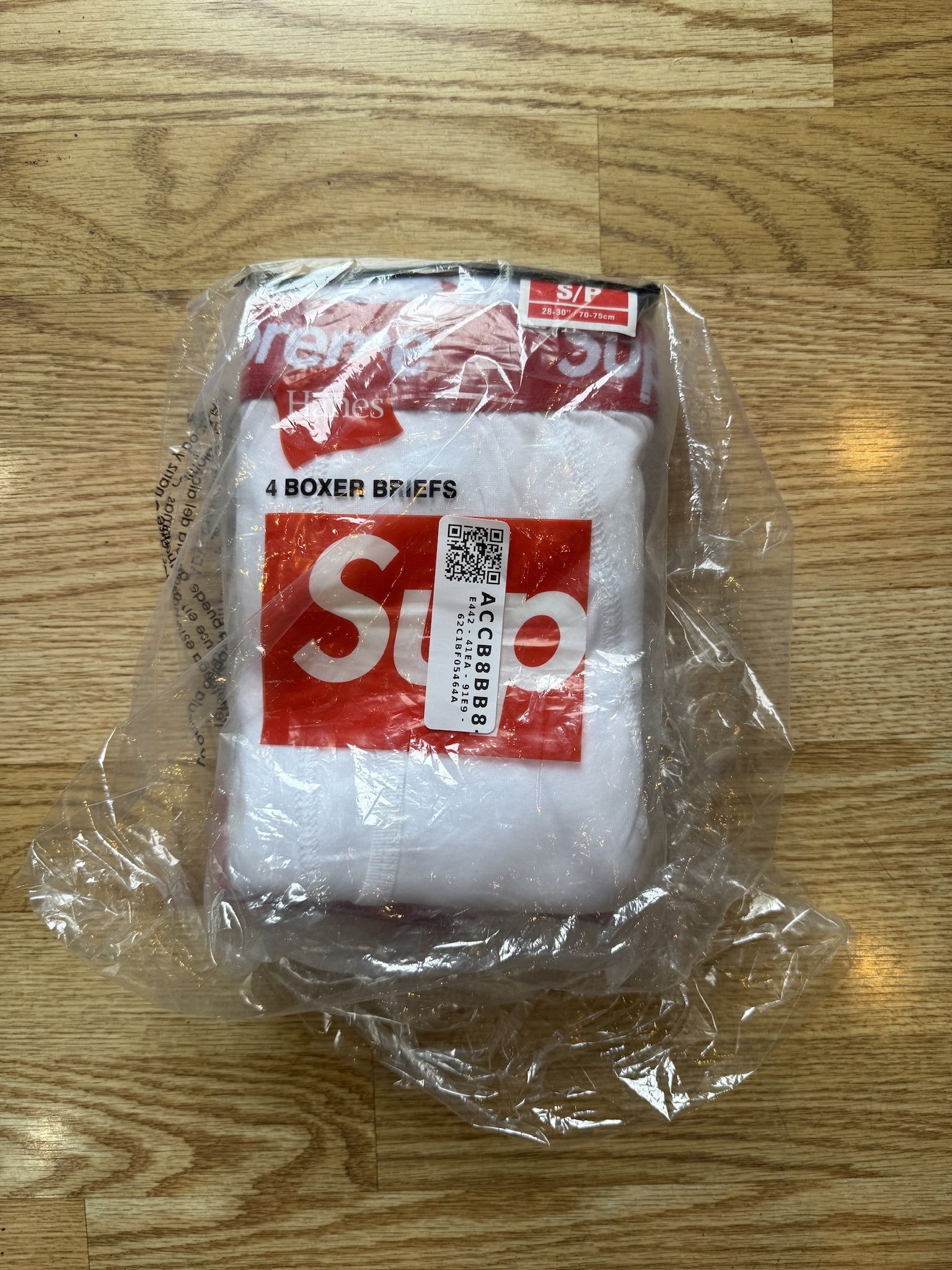 Supreme Boxers “Hanes” Size Small (read description)