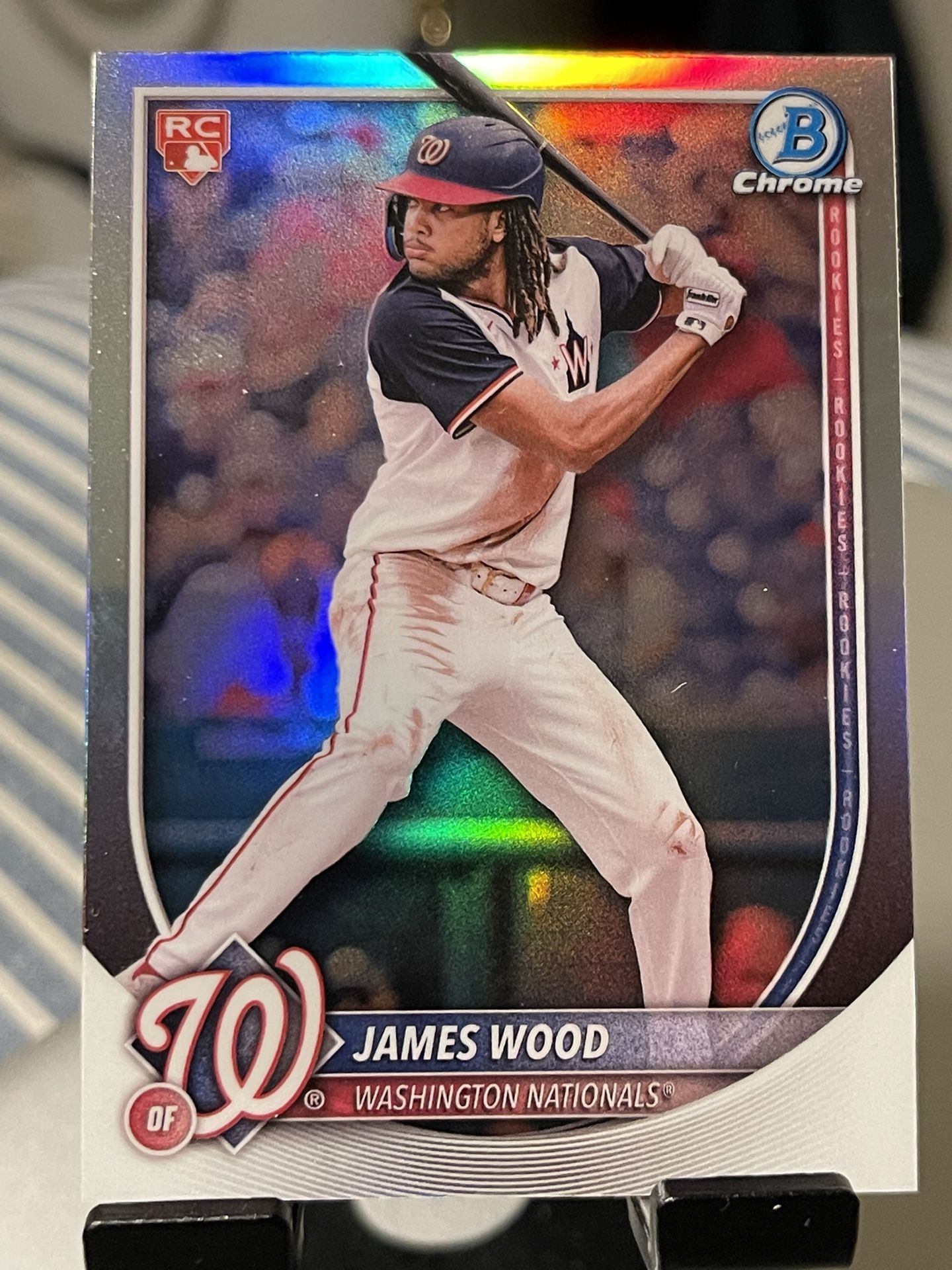 2025 Bowman - Rookie RC Variation James Wood #29 Sp Rookie Chrome Variation