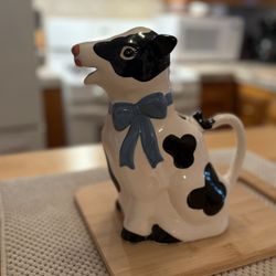 Holstein Cow Pitcher