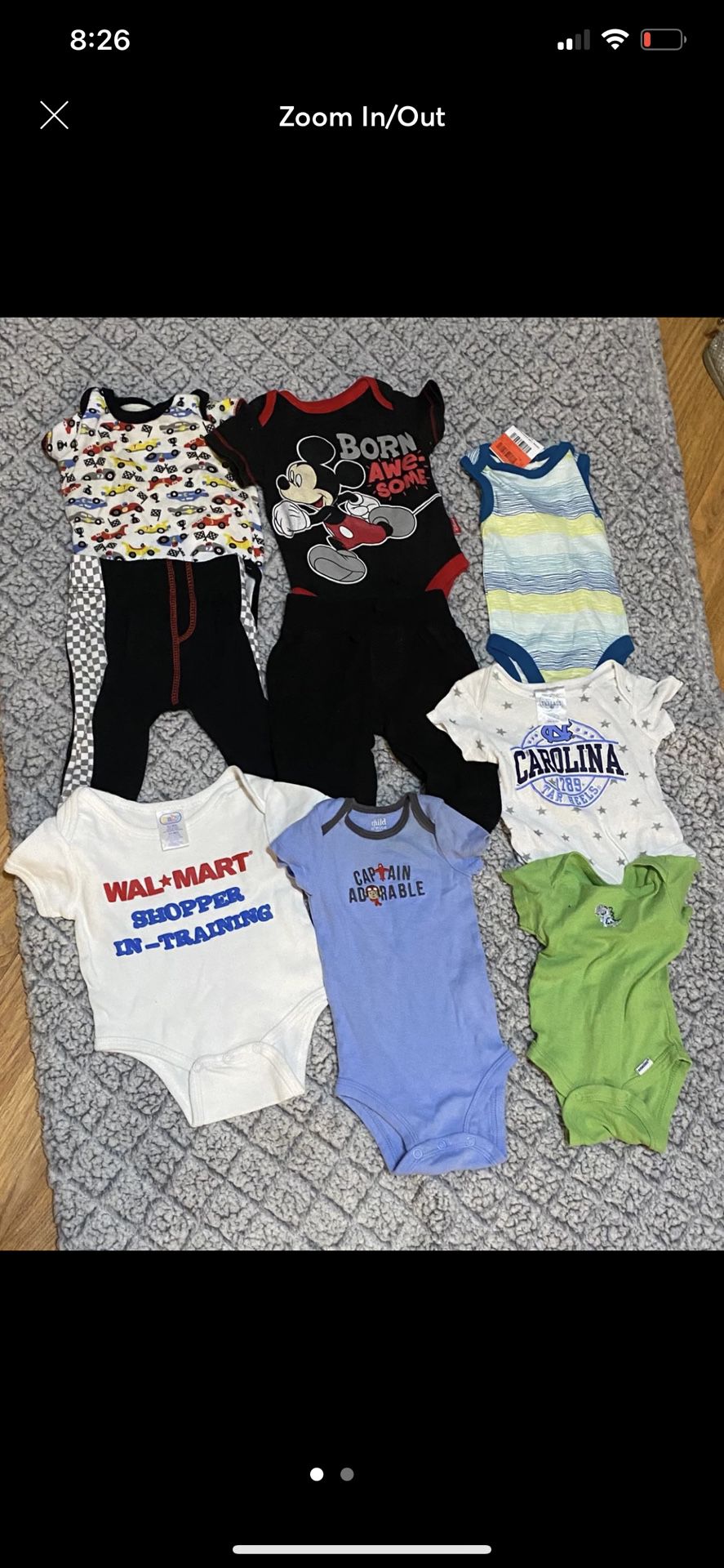 Boys Clothing Lot Sizes 0-3months