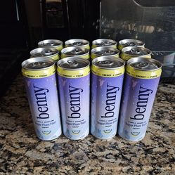 12pk Benny Sugar Plum Fairy Holiday Lightly Sparkling Energy Drink