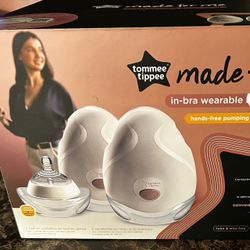 Tommee Tippee Double Electric Wearable Breast Pump, Hands-Free, in-Bra Breastfeeding Pump