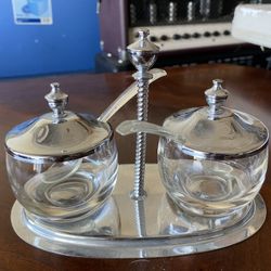 Glass Jelly/Jam Server