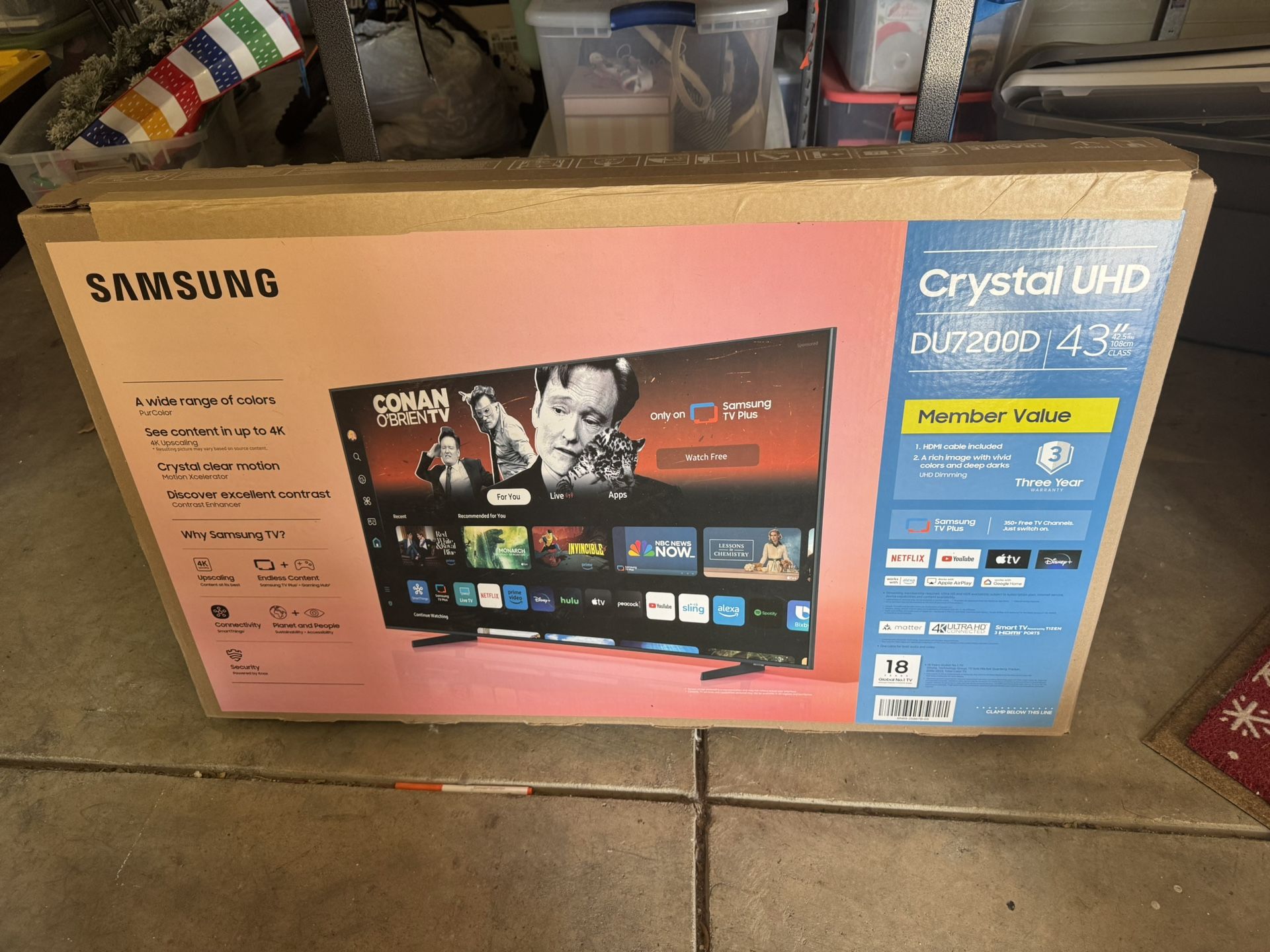 Samsung Crystal DU7200 4K UHD Smart TV