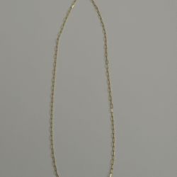 14k Solid Yellow Gold Paperclip Chain