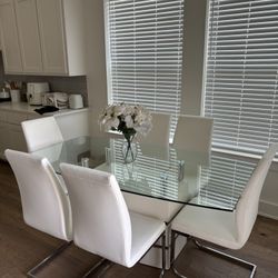 Glass Dining Table 