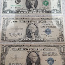 Lot 3 Bill 2X1935 Y 1976 2Dollar