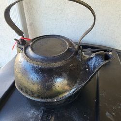 Vintage Cast Iron Wood Stove Pot