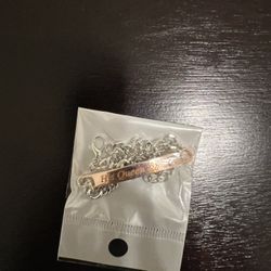 Silver and Rose Gold Bracelet 