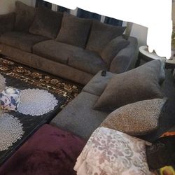 Sectional + Ottoman 