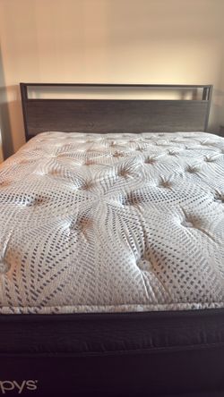 Queen Bed with New Frame