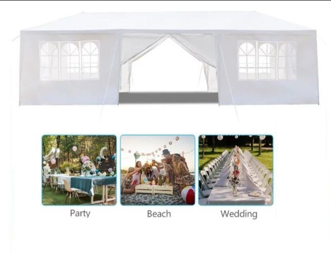 Brand New Beautiful 10'x 30' Gazebo Canopy Outdoor Party Wedding Tent