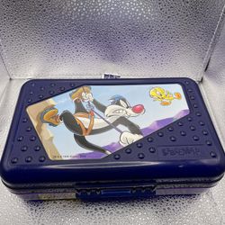 Vintage Sylvester and Tweety bird Pencil Crayon Box 1998