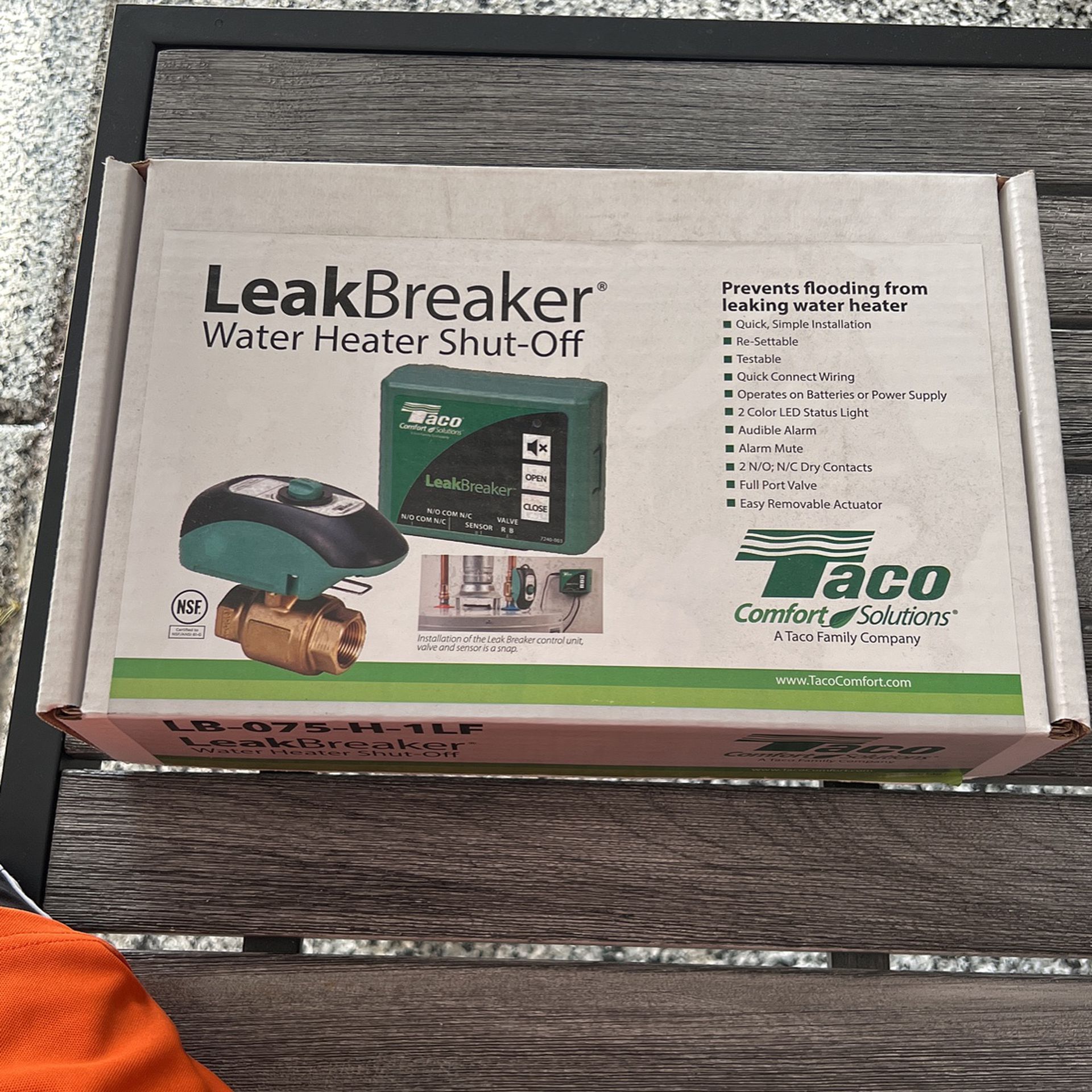 LeakBreaker Water Heater Shut-Off