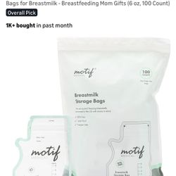 Breastmilk Storage Bags 