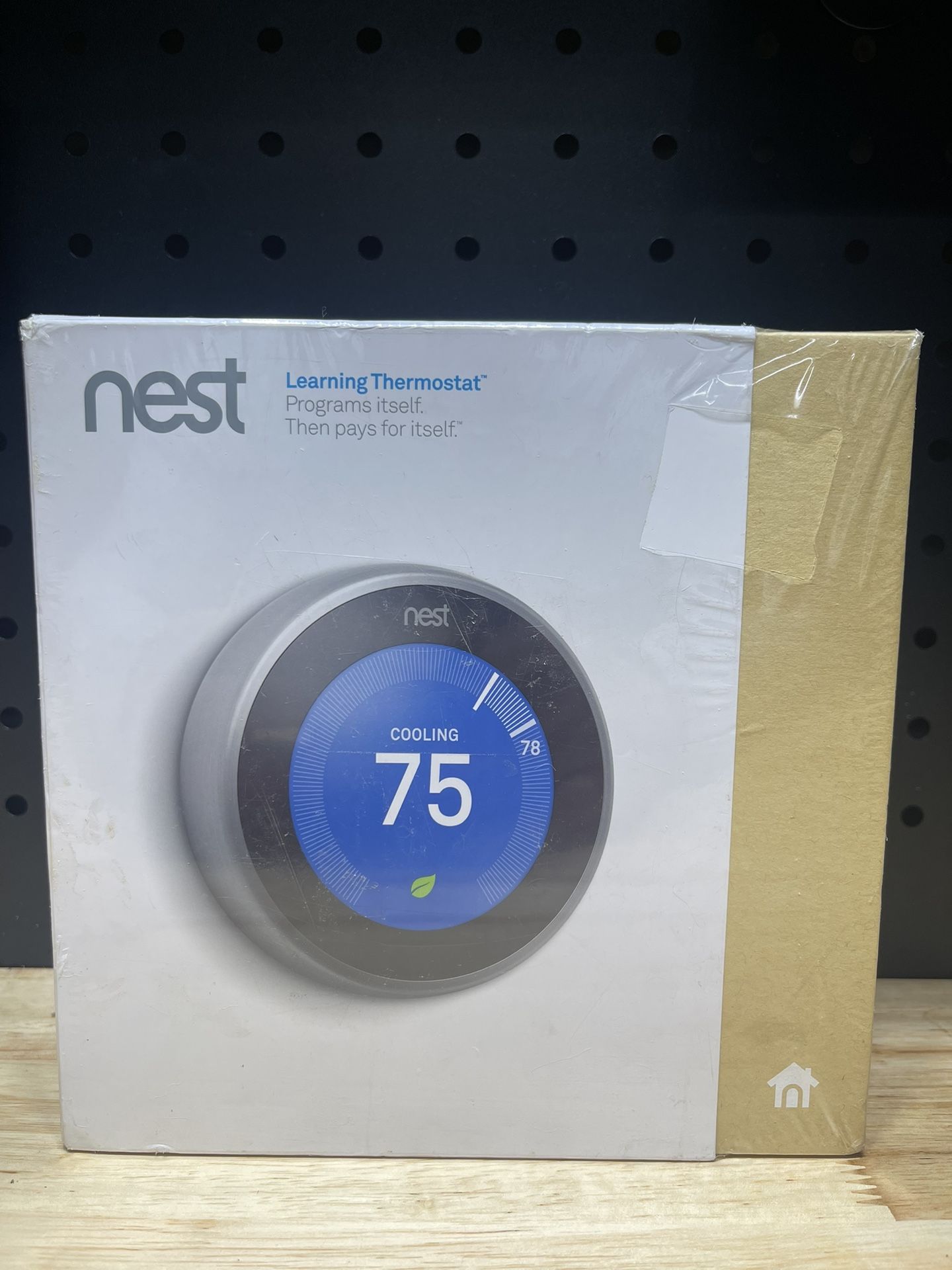 Google Nest Smart Learning Thermostat-Stainless Steel