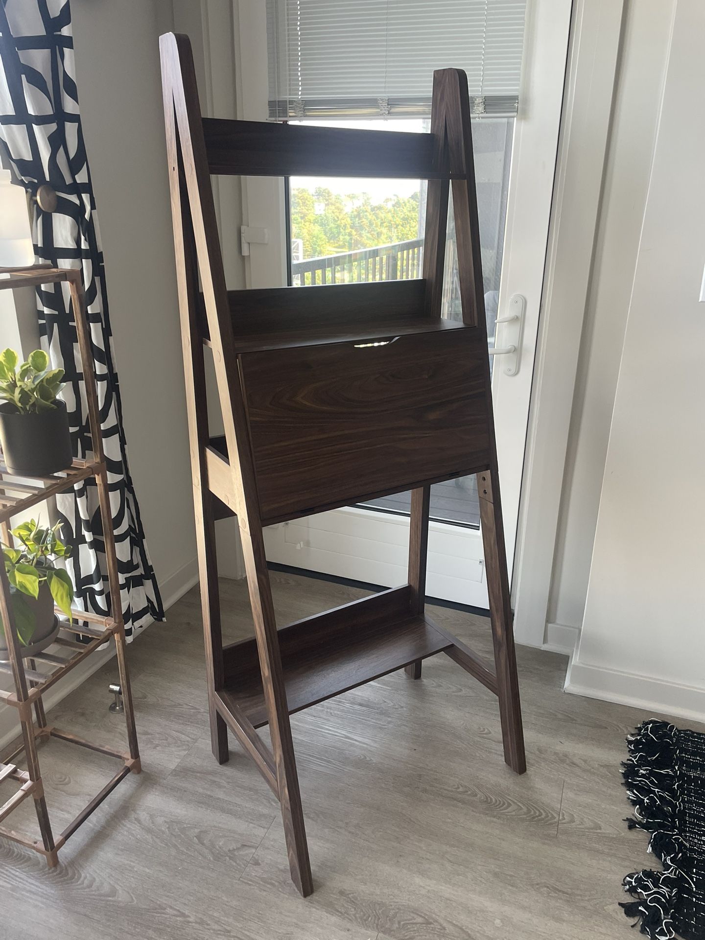 Wood Secretary Desk / Hutch
