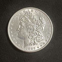 Brilliant 1885 Silver Morgan Dollar