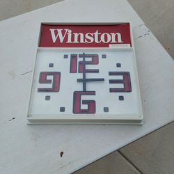 Winston Cig Battery  Clock