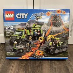 LEGO City Exploration Volcano Base (60124), New/Sealed