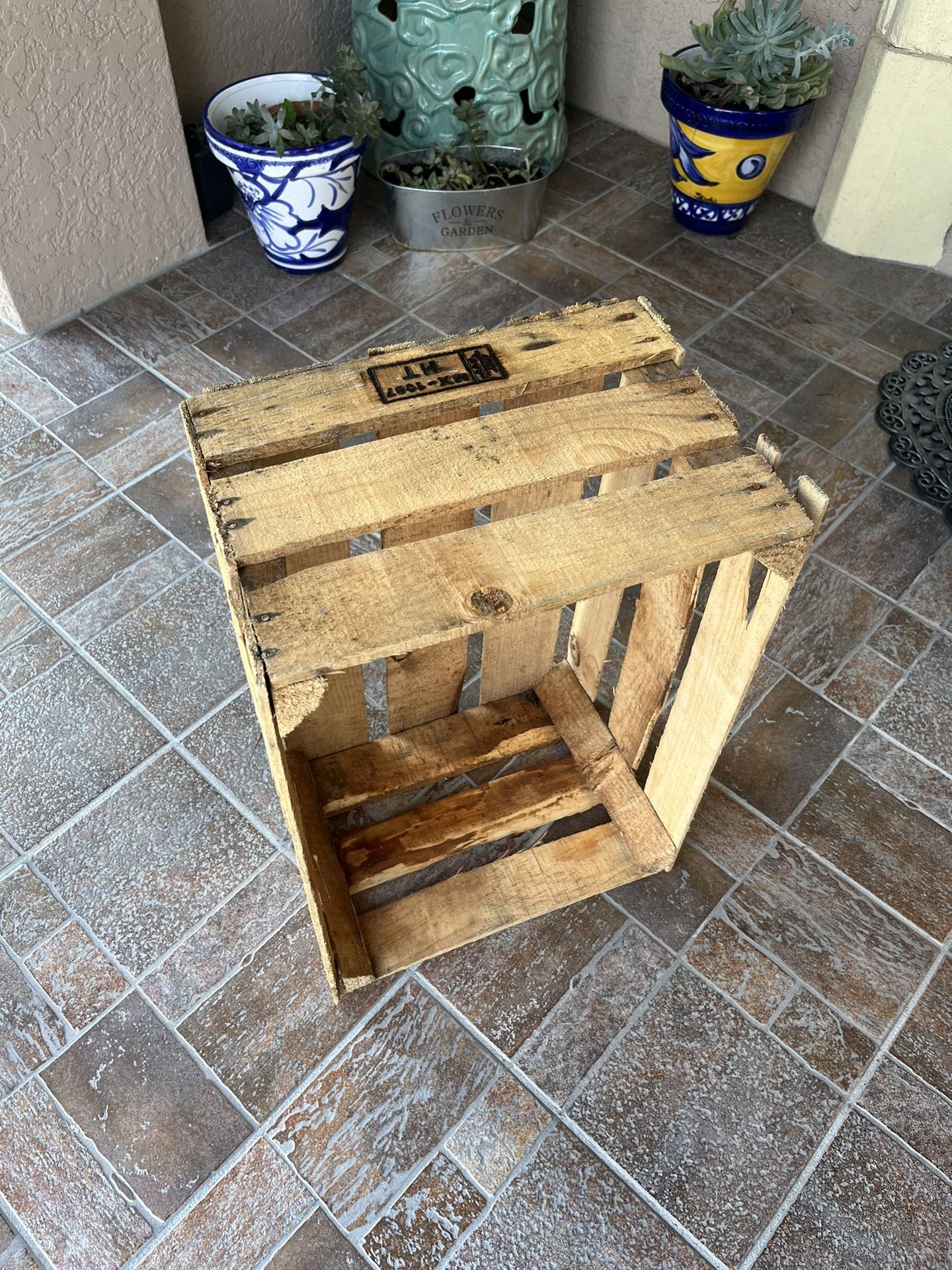 9 Wood Crates $12 each