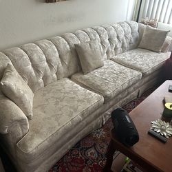 Long fancy couch MUST SELL FAST