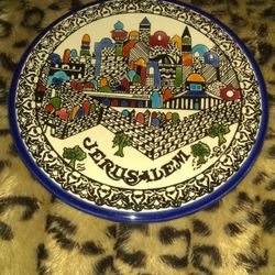 Collector's Plate,, Jerusalem