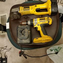 Dewalt Grinder And Hammerdrill 