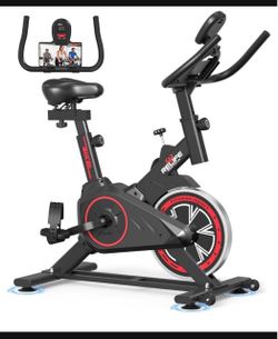 RELIFE REBUILD YOUR LIFE Exercise Bike, Friction Stationary Bike for Home Low noise