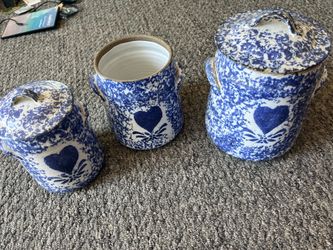Beautiful ceramic canisters kitchen