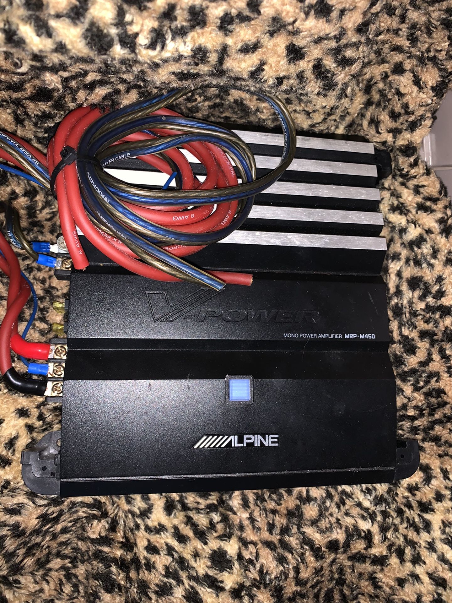 Alpine M450 mono block amp