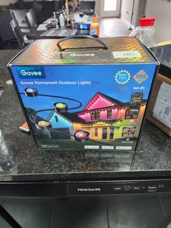 Pro Govee Lights  with tracks to mount on home(100ft)