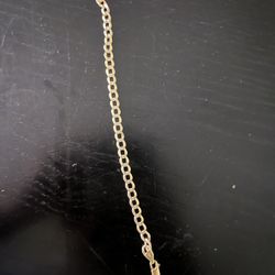 10k Gold Diamond Cut Bracelet 