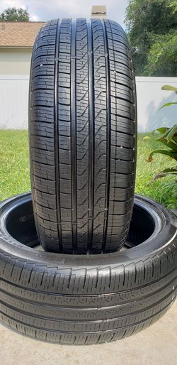 (2) 225/45/18 PIRELLI CINTURATO P7 100% TREAD