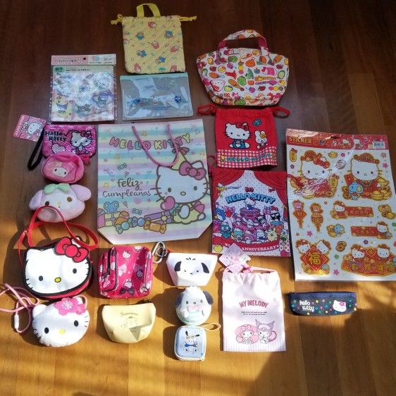 Hello Kitty Gift Bags Lunch Bag Pouches Sticker $50