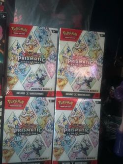 Pokémon Scarlet & Violet Prismatic Evolutions Booster Bundle