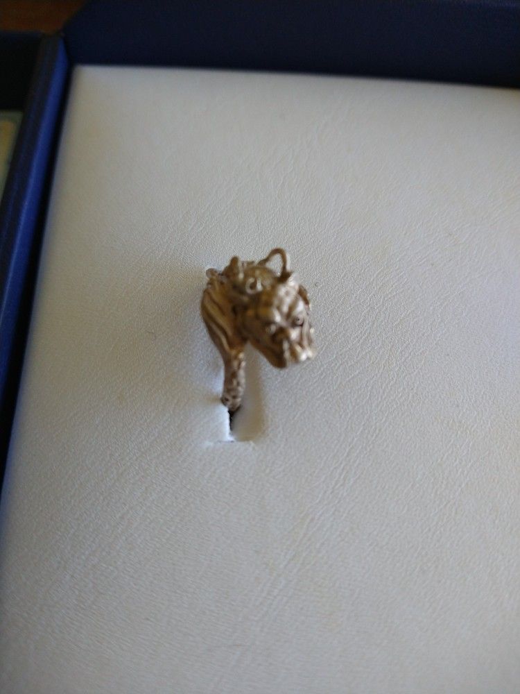 Vintage Silver Dragon Ring Size 6.5