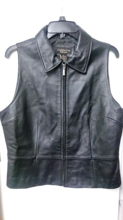 Croft & Barrow Leather Vest
